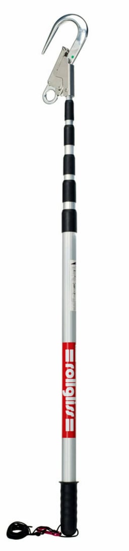 3M™ DBI-SALA® Rollgliss™ Rescue Pole 8900298, Silver and Red, 4 ft. to 16 ft. (1.2 to 4.9 m)