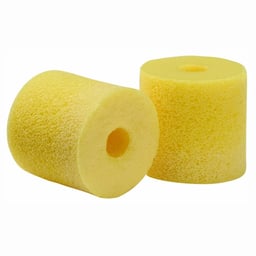 3M™ E-A-RLINK™ Foam Plug-With-Hole Eartips 5S 420-2032, 1/2 Inch Height, 0.150 in Hole, 10,000 EA/Case