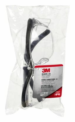 3M™ Readers Safety Glasses 91191H1-C, +1.5 Blk Frm, Clr Lens