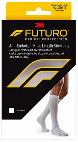 FUTURO™ Anti-Embolism Stockings Knee Length, Closed Toe