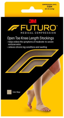 FUTURO™ Open Toe Knee Length Stockings