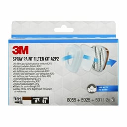 Kit de filtre pour pulvérisation de peinture 3M™, 6002PRO1, A2P2, 1 jeu